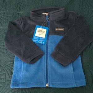 Columbia Two-Tone Blue Fleece Jacket